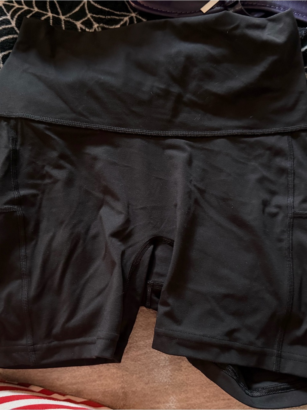 Gymshark Black High-Waist Bike Shorts